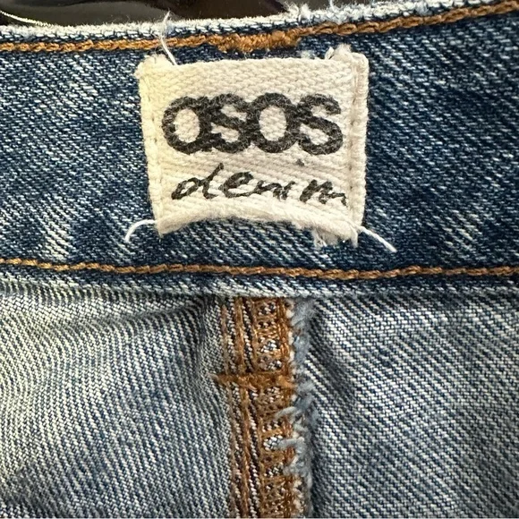 ASOS high waist denim shorts - Picture 6 of 9